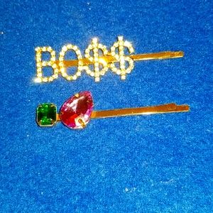 Rhinestones hair pins
